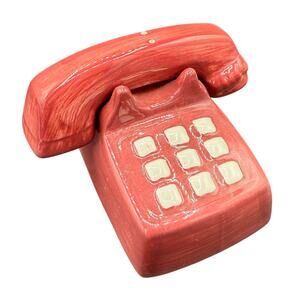 Vintage Sakura Push Button Phone Salt and Pepper Shaker Set Telephone